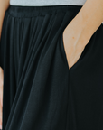 Wide Leg Ribbed Pants