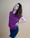 Breastfeeding T-Shirt - Scoop Tee Tulip
