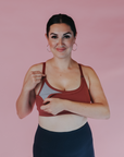 ** CLEARANCE ** Racerback Nursing Bra - Everyday Bra Rouge