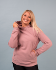 ** CLEARANCE ** Breastfeeding Jumper - Jackson Hoodie Dusky Rose