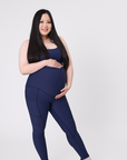 Maternity Leggings - Ryan Ribbed 7/8