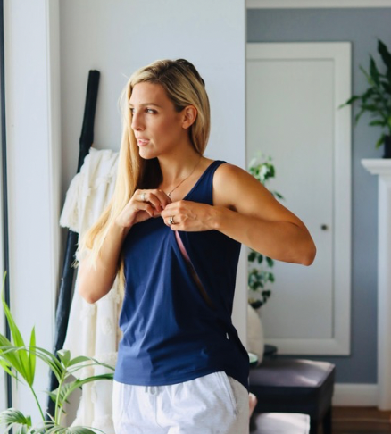 Breastfeeding Tank - Columbia Tank