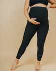 Maternity Leggings - Ryan Ribbed 7/8