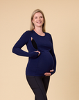 Maternity Top - Bamboo Long Sleeve