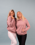 ** CLEARANCE ** Breastfeeding Jumper - Jackson Hoodie Dusky Rose