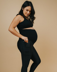 Maternity Leggings with Pockets - Classic Full Length