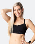 best rated racerback sports bras in black