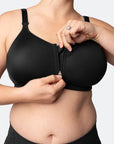 Front Closure Nursing Bra - Radiance Bra Black