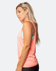 Side view of active mum wearing breastfeeding tank