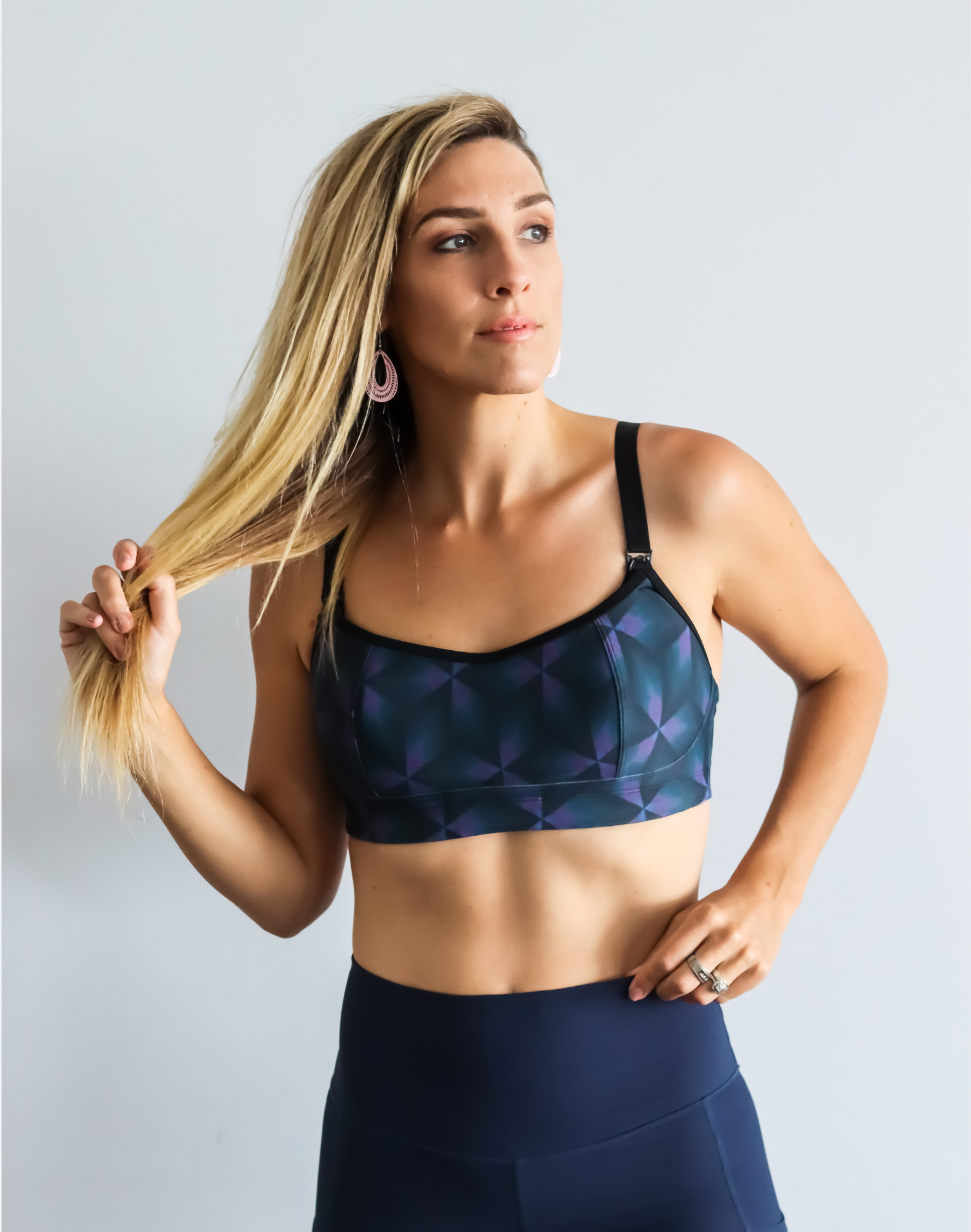 Designer Fitness Sports Bra top, funky print sports bra