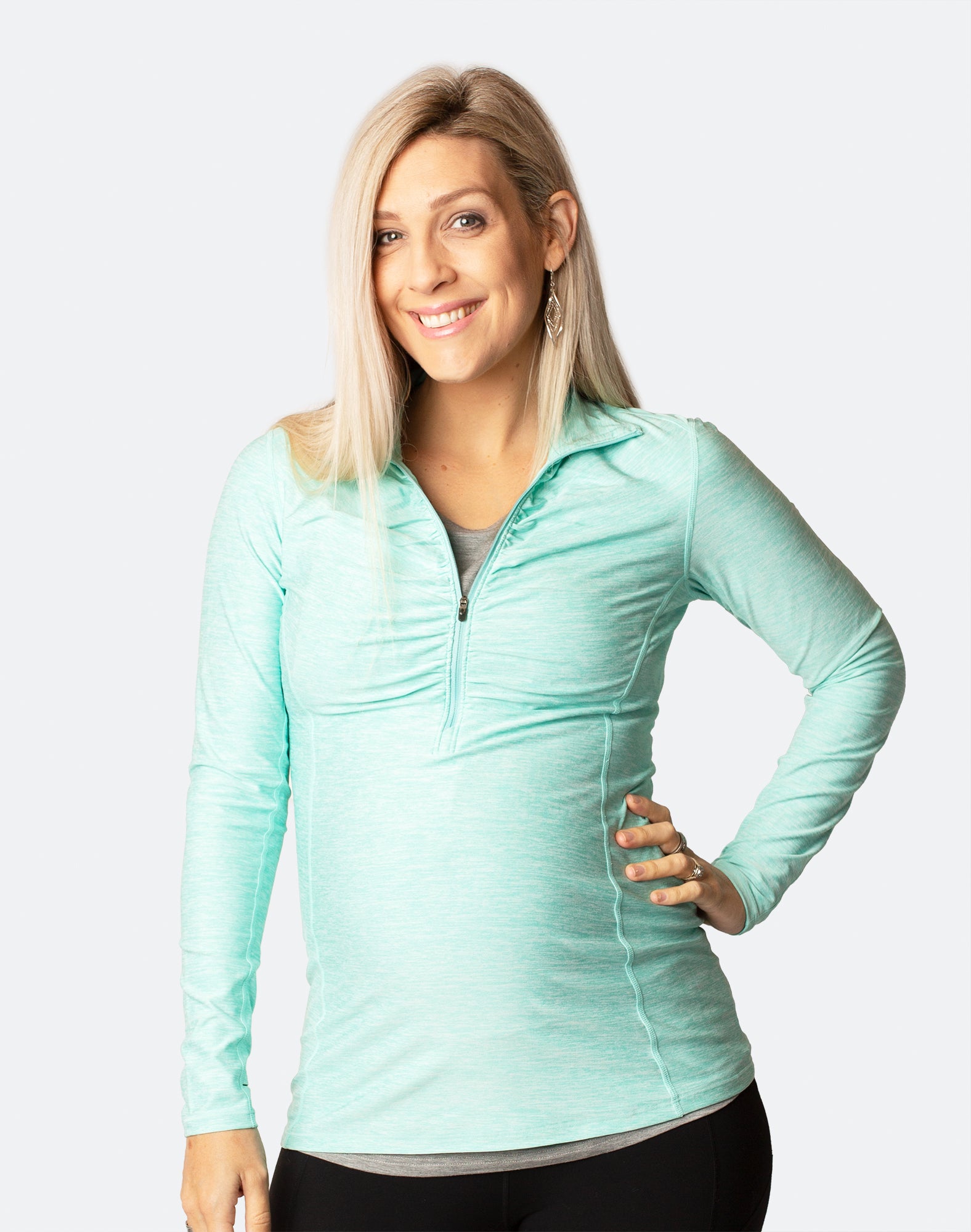 Long Sleeve Breastfeeding Top - Aspire Top Neo