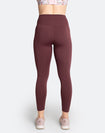 Back view of the high waisted maternity & postpartum yoga tights